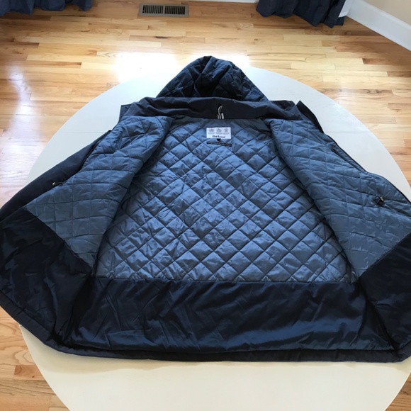 BARBOUR WATERPROOF NAVY BOMBER JACKET - Picture 7 of 14